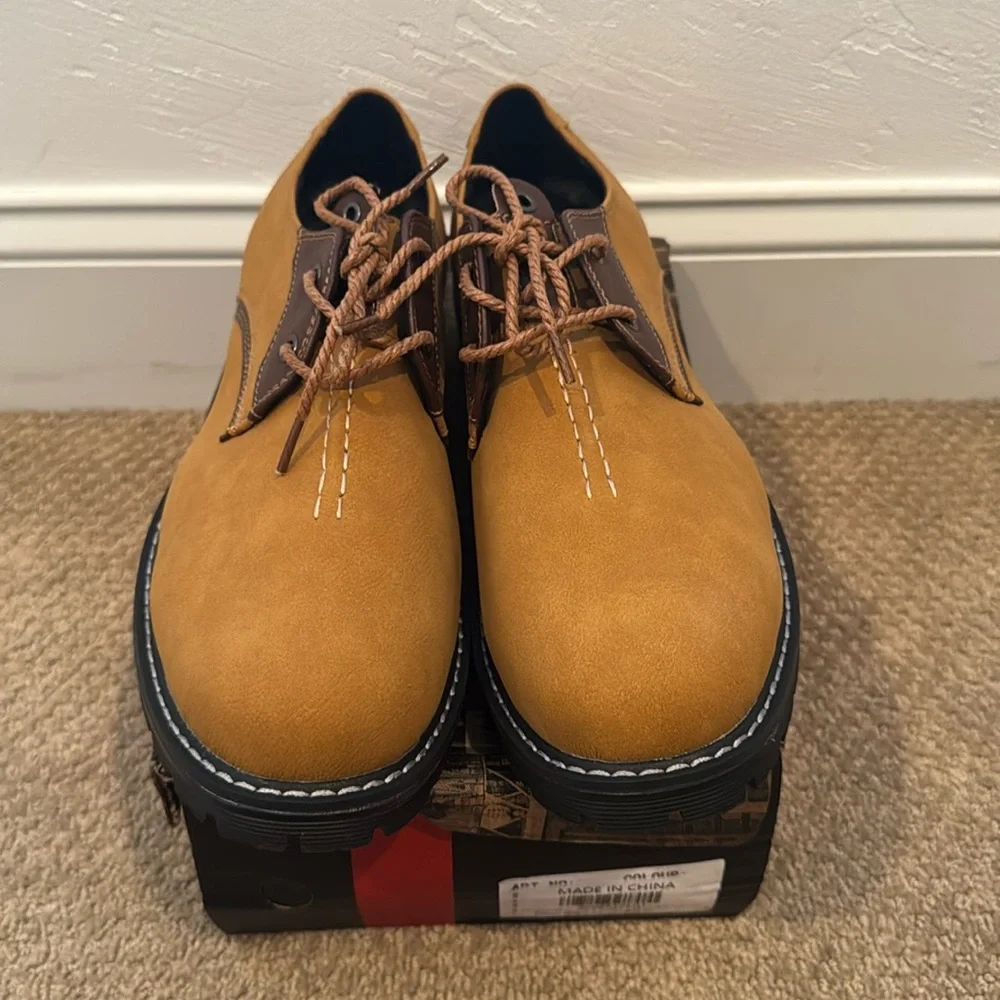 NIB COSIDRAM Men’s Two Tone Lace Up‎ Business Casual Shoe - Size: 13